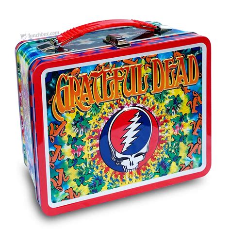 grateful dead metal lunch box|grateful dead lunchbox.